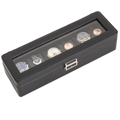Caja de Almacenamiento para Relojes de Lujo con Patrón de Lichi - 3, 6 o 12 Compartimentos - Image 59