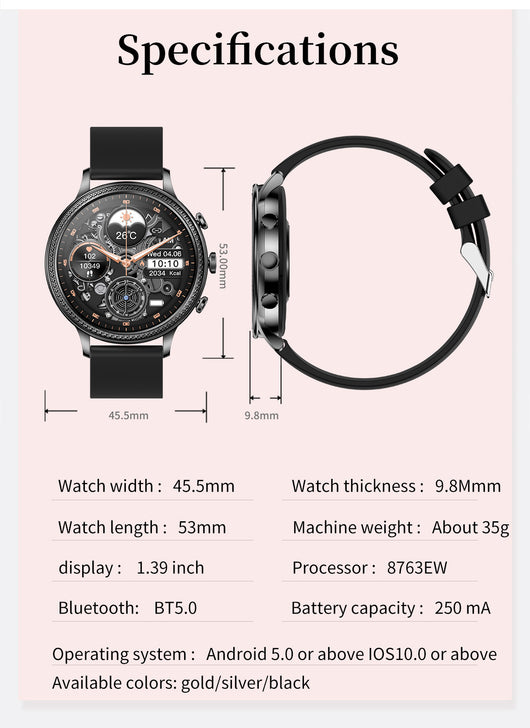 Reloj Deportivo Inteligente para Mujer - Elegante y Versátil - Image 54