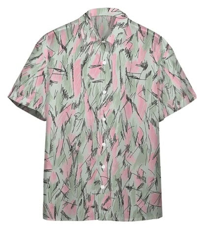 Camisa Estampada Elástica de Fibra de Acetato para Hombre - Image 56
