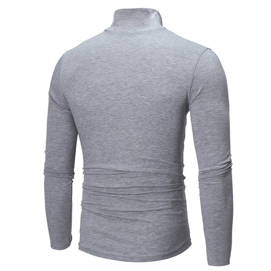 Suéter Cuello Alto Slim Fit Elegante para Hombre Joven - Image 33