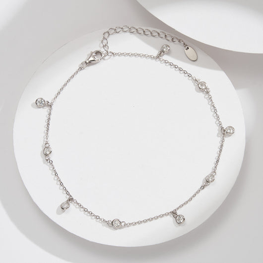 Tobillera Elegante con Dije de Circonio - Diseño Minimalista - Image 20