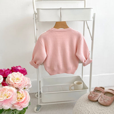 Suéter Abrigo para Bebé Niña con Bordado Love - Image 23