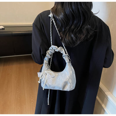 Bolso Bandolera Wild Chain con Pliegues Exquisitos - Image 27