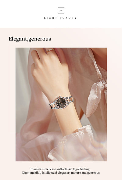 Reloj Elegante Impermeable con Cristales Decorativos - Image 29