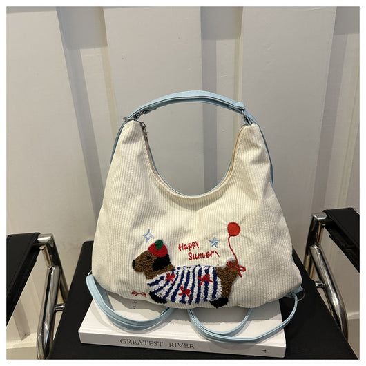 Bolso Tote Retro de Gran Capacidad para Mujer - Bolsa Casual de Hombro - Image 15
