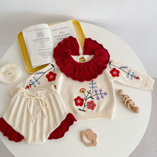Conjunto de Tejido para Bebé Niña - Colección Otoño - Image 10