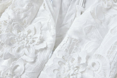 Vestido Hueco Bordado Cintura Esbelta para Mujer - Image 12