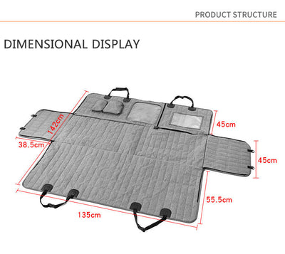 Protector Universal para Asiento Trasero de Vehículo Resistente al Agua y Suciedad para Mascotas - Image 30
