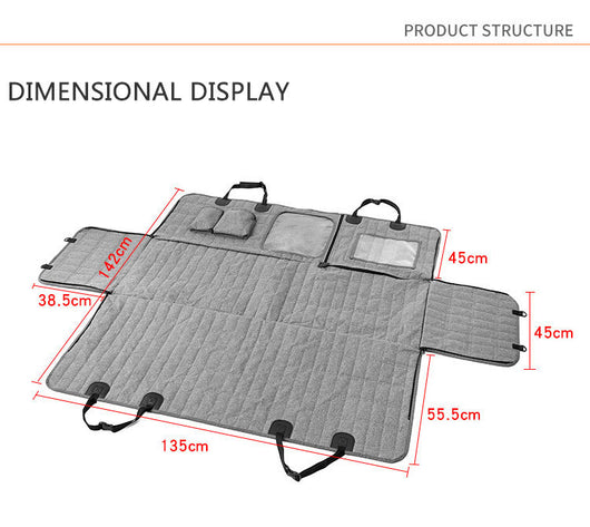Protector Universal para Asiento Trasero de Vehículo Resistente al Agua y Suciedad para Mascotas - Image 30