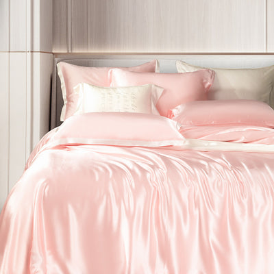 Juego de Sábanas de Seda Pura Doble Cara - Funda Nórdica Lavada para Dormir Premium - Image 21