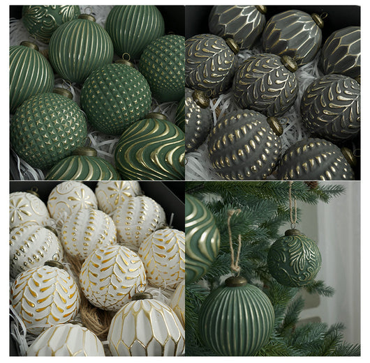 Bolas Navideñas Antiguas 8cm - Ornamentos Decorativos Clásicos - Image 12