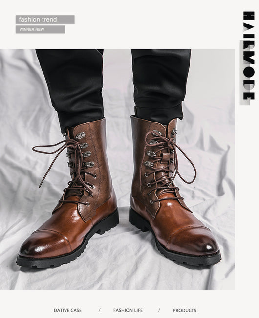 Botines Denim Locomotora con Cordones Otoño Invierno Negro - Image 24