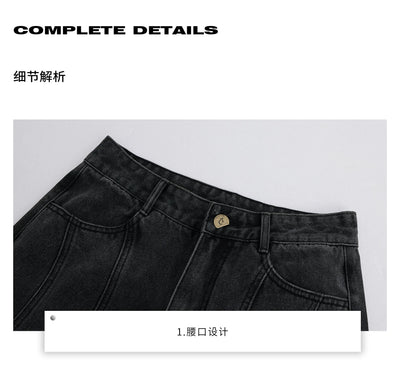 Jeans Skinny Plisados Deconstruidos de Corte Industrial - Image 19
