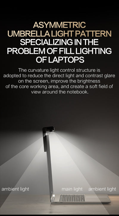 Lámpara LED Portátil para Notebook con Protección Ocular y Power Bank - Image 33
