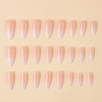 Stickers de Uñas Tipo Almendra con Degradado Suave - Image 11