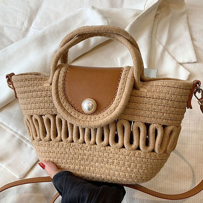 Bolso Crossbody Tejido Calado a Juego para Mujer - Image 13