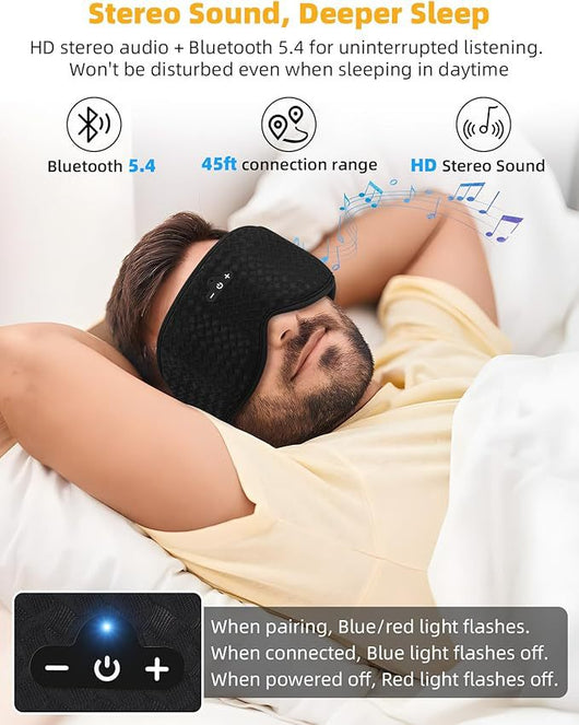 Antifaz Transpirable con Red Bubble - Ajuste Personalizado para Dormir - Image 17