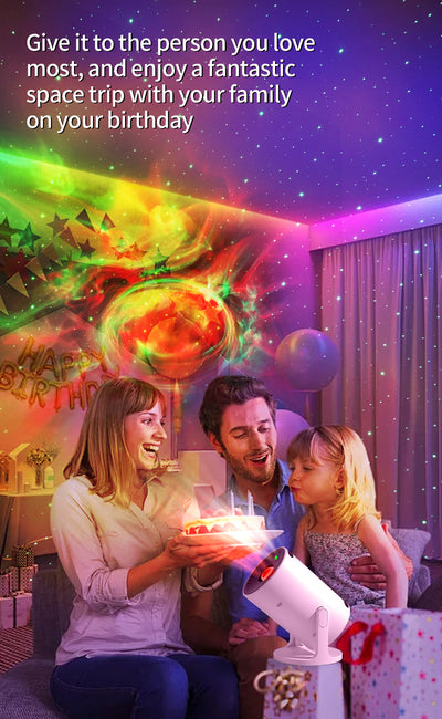Lámpara Proyector de Nebulosa con Altavoz Bluetooth - Luz Estelar Romántica - Image 16