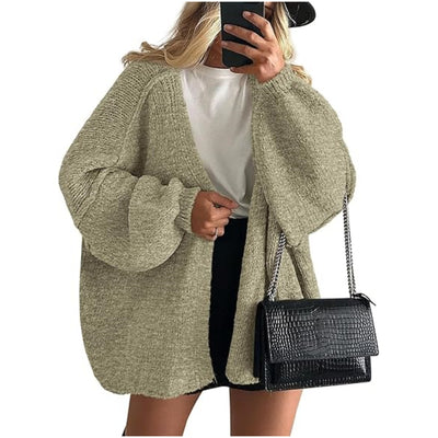 Abrigo Suéter Tejido Casual para Mujer - Image 35