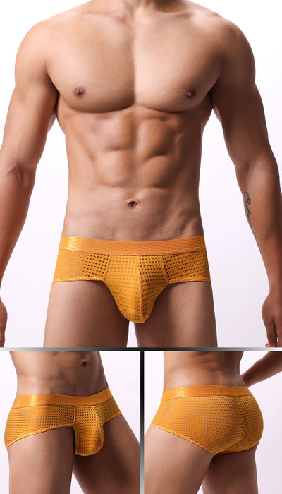 Calzoncillos Tipo Boxer de Malla Cintura Baja para Hombre - Image 60