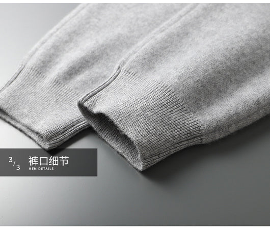 Conjunto de Sudadera con Capucha y Pantalón Tejido de Color Liso para Hombre - Image 18
