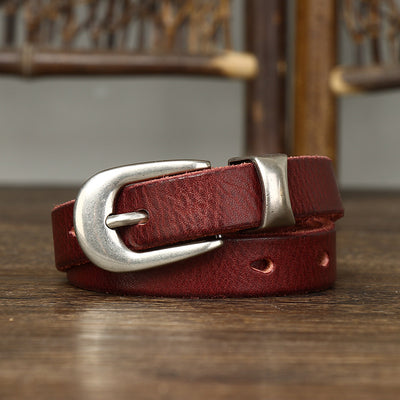 Cinturón de Cuero Retro Versátil 18cm - Estilo Clásico Personalizado - Image 37