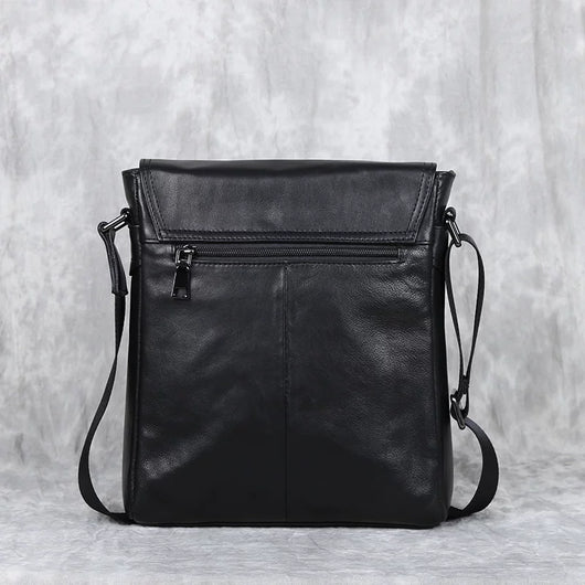 Mochila Ejecutiva de Cuero Genuino con Bolsa Crossbody Vertical de Alta Capacidad - Image 30