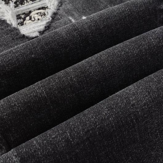 Pantalones Denim Slim Fit con Parches - Corte Moderno para Hombre - Image 22