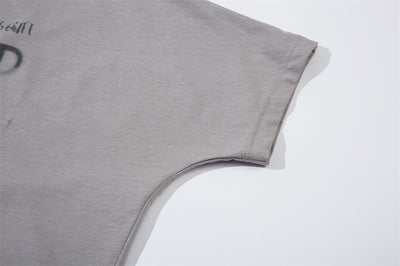 Camiseta de Algodón Puro con Diseño de Sombra Creativa para Hombre - Image 12