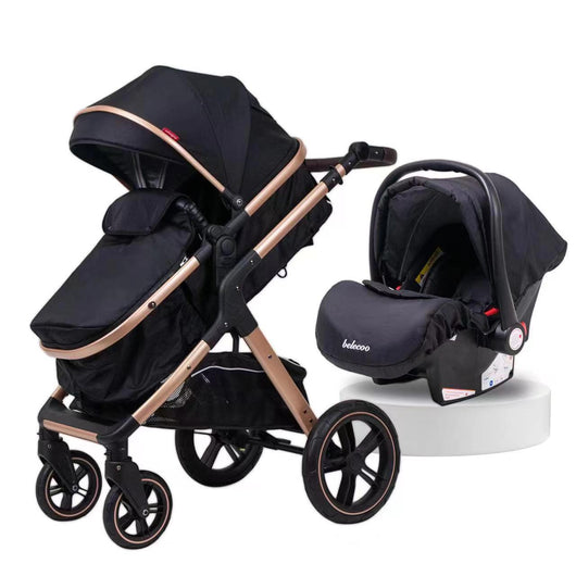Carrito Multifuncional Plegable para Bebé - Ligero y Versátil - Image 17