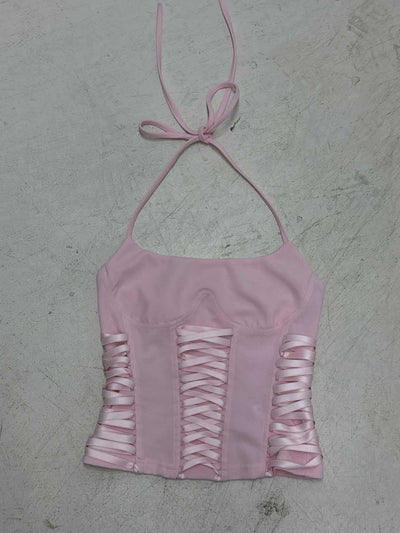 Chaleco Halter con Control de Cintura y Cordones - Diseño Veraniego para Mujer - Image 36
