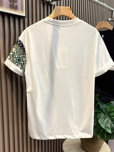 Playera Casual Profesional para Hombre - Diseño de Bloques de Color Verano - Image 21