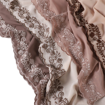 Pañuelo de Gasa Ligero en Colores Sólidos para Mujer - Image 43