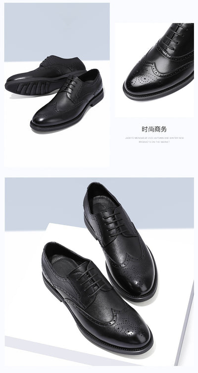 Zapatos Brogue de Cuero para Hombre - Estilo Clásico Elegante - Image 20