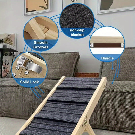 Escalera para Perros Mayores con Soporte de Carga Reforzado - Image 10