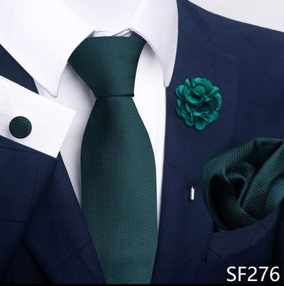 Combo Corbata, Traje y Pañuelo de Bolsillo para Hombre - Juego 8 - Image 86
