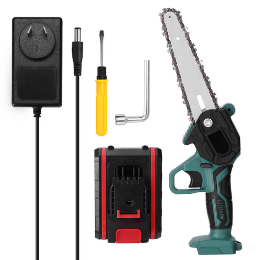 Mini Motosierra Eléctrica de Mano con Batería de Litio - Image 17