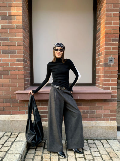 Suéter de Lana Slim Fit Bicolor con Contraste para Mujer - Image 24