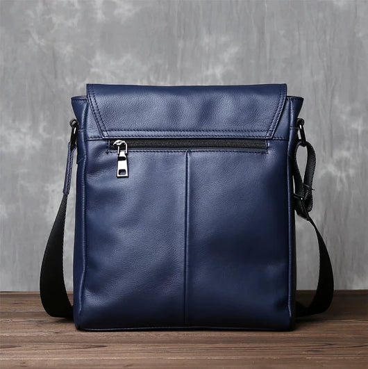 Mochila Ejecutiva de Cuero Genuino con Bolsa Crossbody Vertical de Alta Capacidad - Image 12