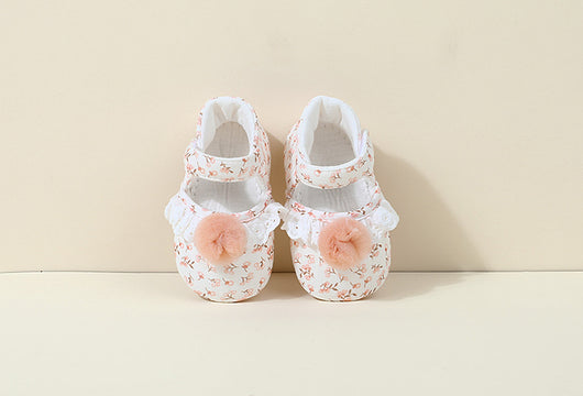 Zapatos de Algodón Floral Estilo Princesa Coreano para Niñas - Image 12