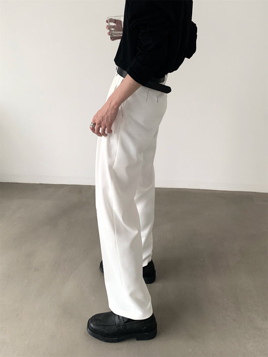 Pantalones Anchos Efecto Drapeado Estilo Urbano Relajado - Image 30