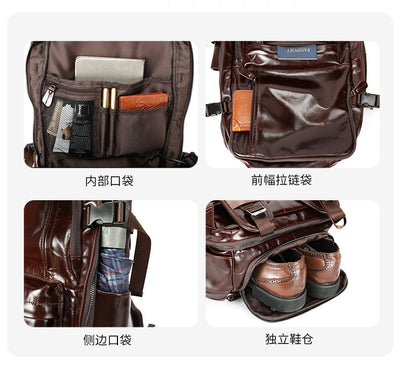 Mochila de Cuero con Gran Capacidad - Image 9