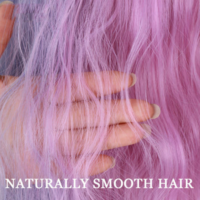 Peluca Rizada Larga en Tonos Candy - Cabello Sintético Premium - Image 14