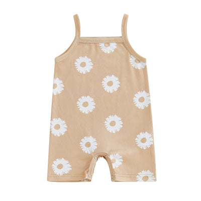 Enterizo Infantil Estampado Floral con Tirantes - Image 11