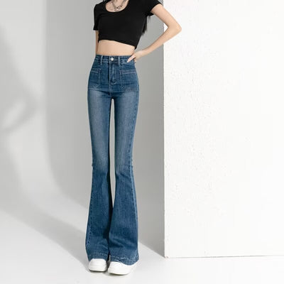 Jeans Acampanados Primavera Otoño Mujer Hot Girl - Image 17