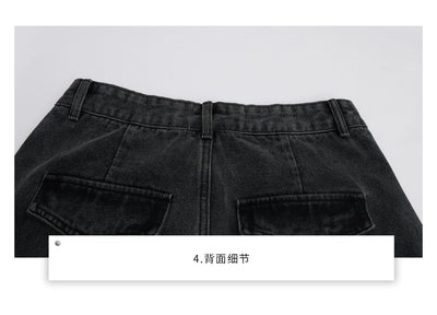 Jeans Skinny Plisados Deconstruidos de Corte Industrial - Image 25
