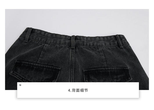 Jeans Skinny Plisados Deconstruidos de Corte Industrial - Image 25