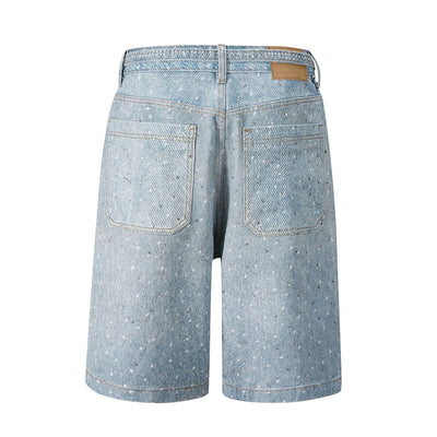 Shorts de Mezclilla con Cinturón Brillante Estilo Ins - Image 18