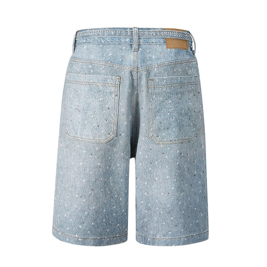 Shorts de Mezclilla con Cinturón Brillante Estilo Ins - Image 18