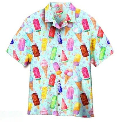 Camisa Estampada Elástica de Fibra de Acetato para Hombre - Image 62